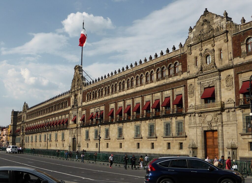 National Palace Palacio Nacional in Mexico City